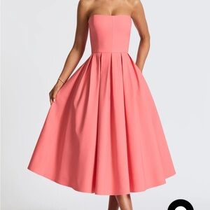 Babyboo Edith Strapless Pink Dress NWT